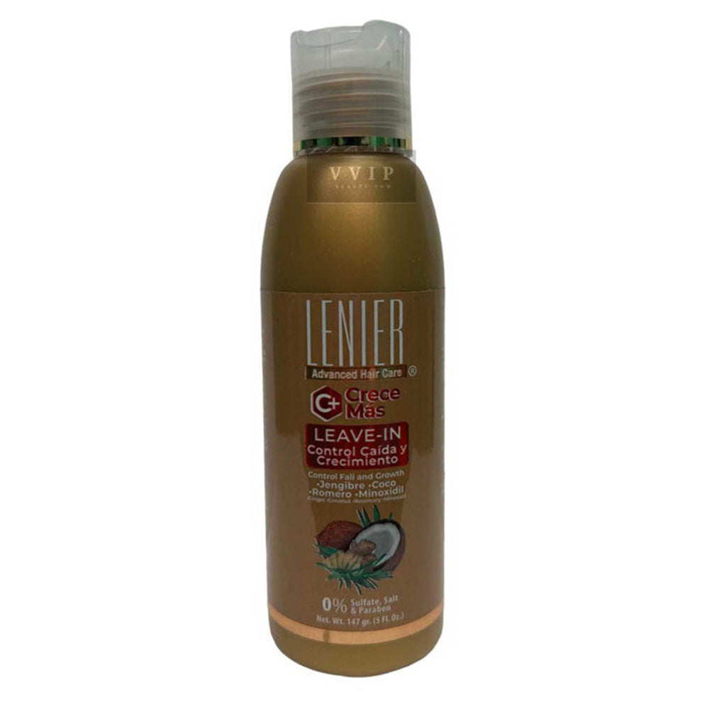 Lenier C Plus Crece Mas Leave In Nourishes Strengthens and Hair Growth 5Oz (147g)